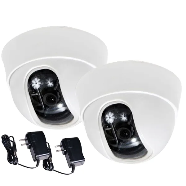 VideoSecu VideoSecu DM52SEK2-N1 600TVL dome CCTV camera 3.6mm 2-pack — product photo