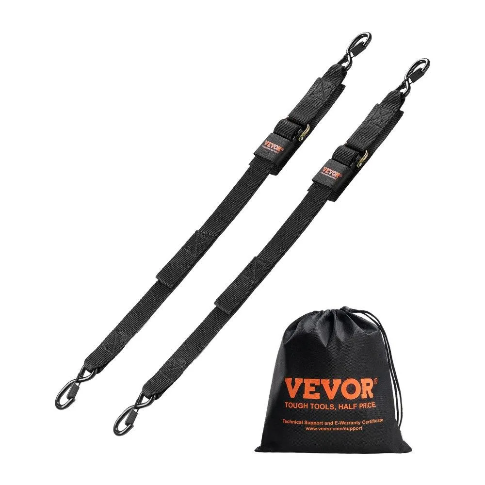 VEVOR VEVOR Retractable Ratchet Straps 2 in x 4 ft 500 lbs 2 Pack — product photo