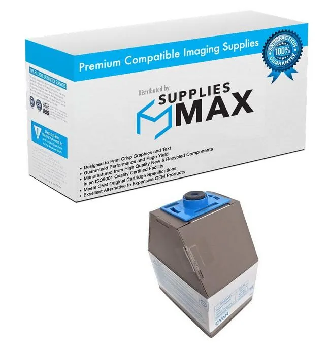SuppliesMax SuppliesMax RIC888343 Cyan Toner Cartridge 10000 Pages TYPE R1 — product photo