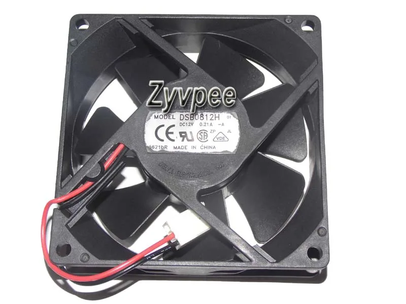 Zyvpee Zyvpee DSB0812H 80mm 8025 12V 0.21A 2 Pin case fan — product photo