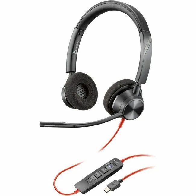 HP HP 8X220AA Blackwire 3320 Stereo Headset USB-C 3.5mm 32 Ohm accessory — תמונת המוצר
