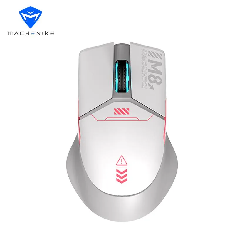 Machenike Machenike M840 Wireless Mouse 16000 DPI RGB White — product photo