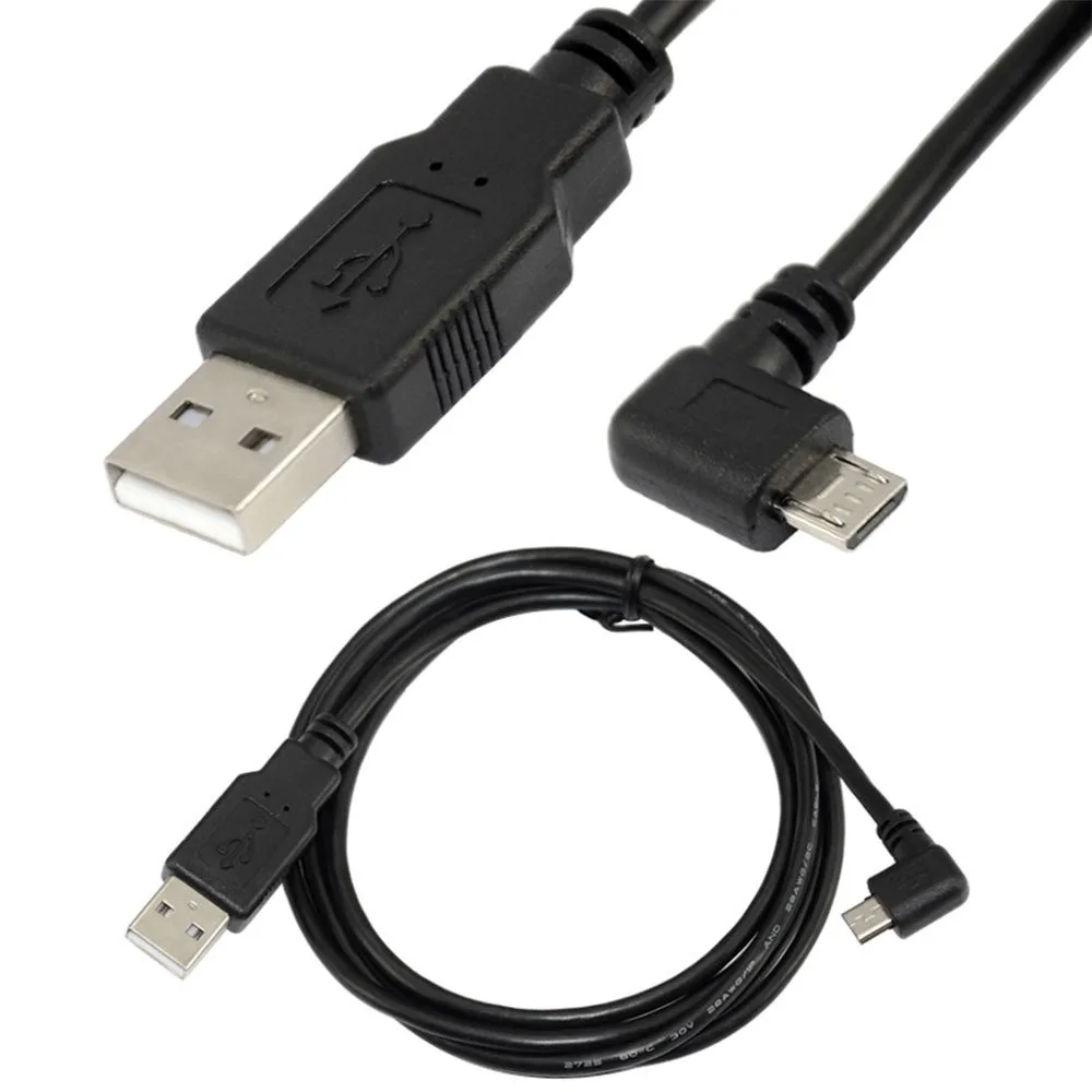 TeKit TeKit USB 2.0 A Male to Micro B 5 Pin Left Angled 90 degree Male Cable 1.5m — product photo