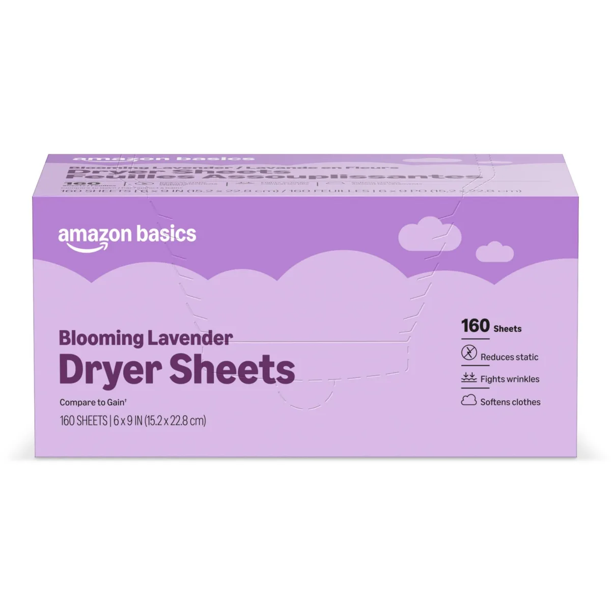  Amazon Basics PD-M72K0SBSNK dryer accessory 160 sheets — product photo
