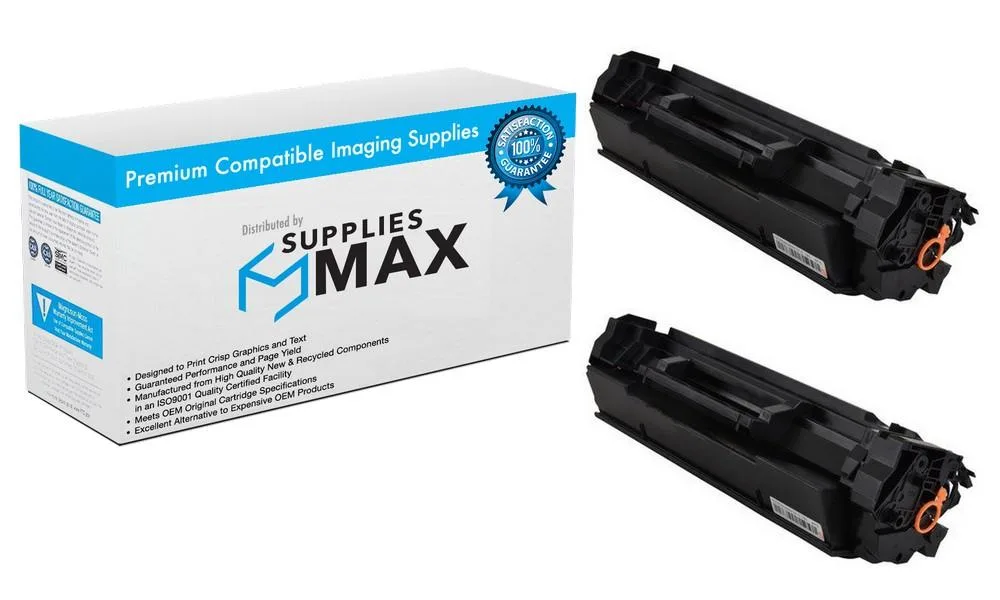 SuppliesMax SuppliesMax HEWW1380XD1 Black Toner Cartridge 2-Pack 4000 Pages — product photo