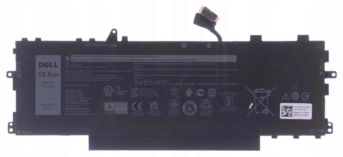 TOPKTEAM TOPKTEAM GHJC5 laptop battery for Dell Latitude 9420 9430 2-in-1 59.6Wh — product photo