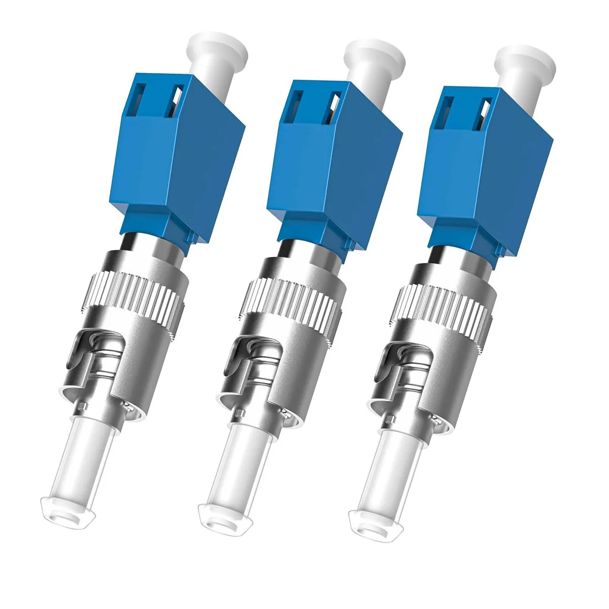 Vszerda Vszerda 3-Pack ST/UPC Male to LC/UPC Female Adapter, Single Mode 9/125um — product photo