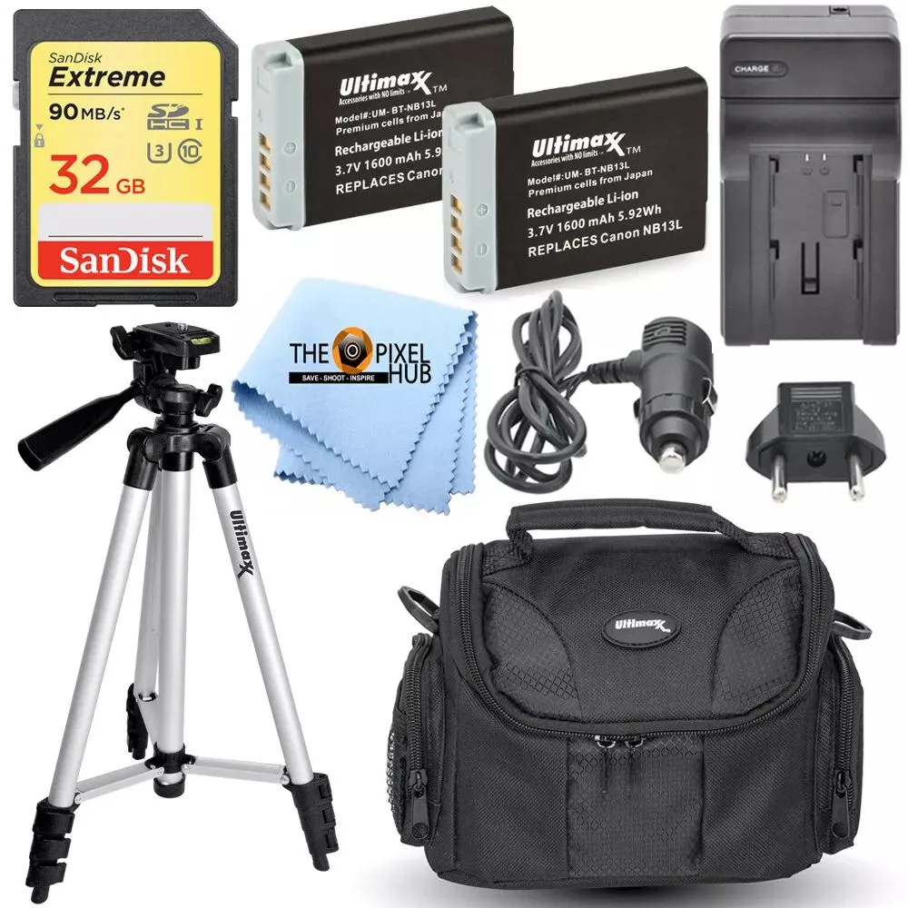 Ultimaxx Ultimaxx PRO Accessory Bundle Kit for Canon SX720 SX730 SX740 SX620 G7 X II III G5 X II — product photo