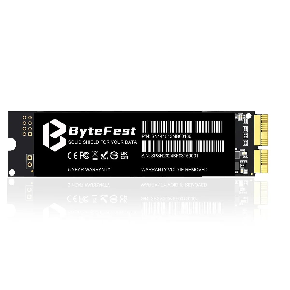 ByteFest ByteFest MAC SSD 256GB NVMe for MacBook Air Pro Retina iMac Mini Pro — product photo