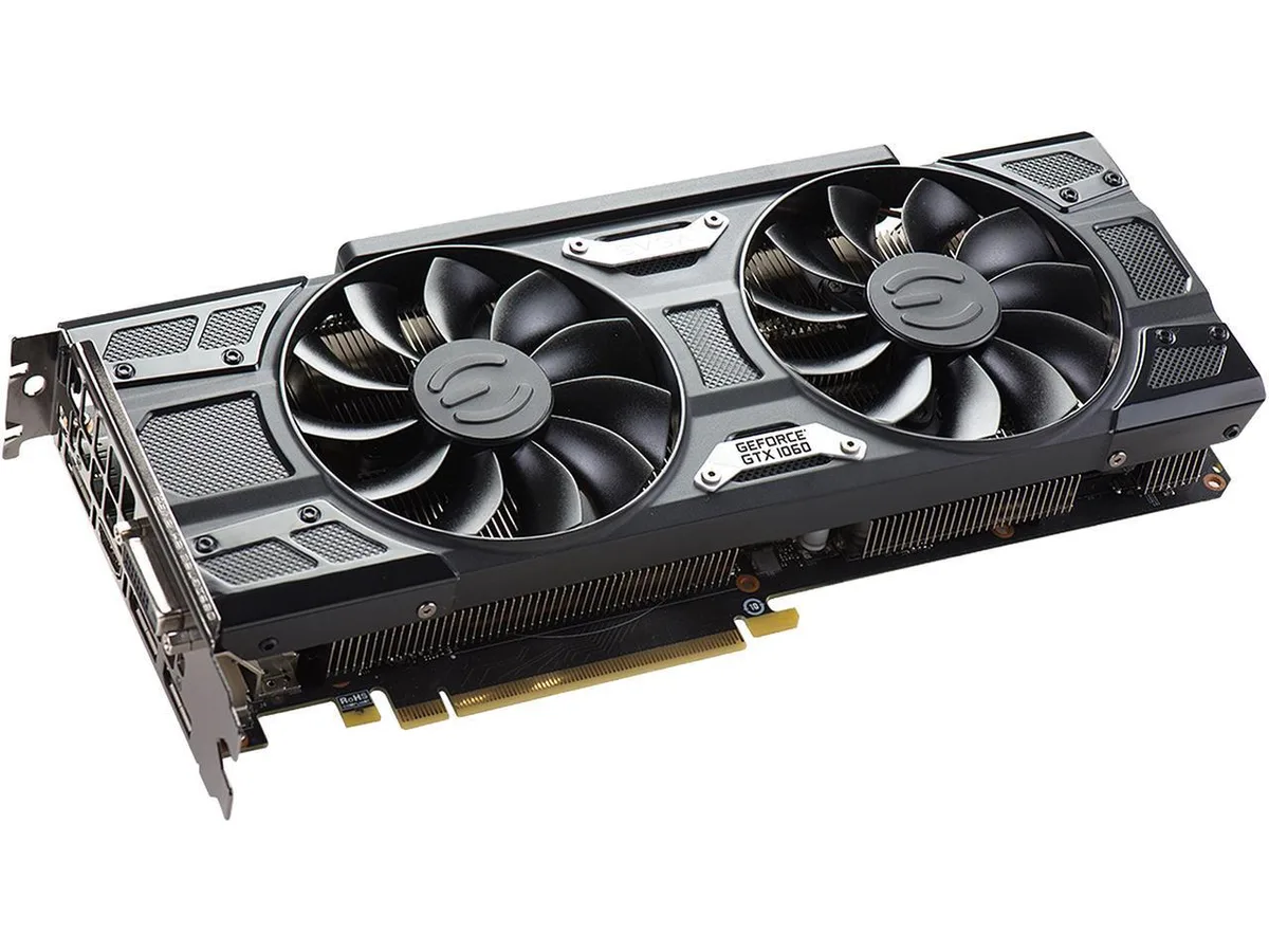 EVGA EVGA GeForce GTX 1060 6GB GAMING ACX 3.0 graphics card — product photo