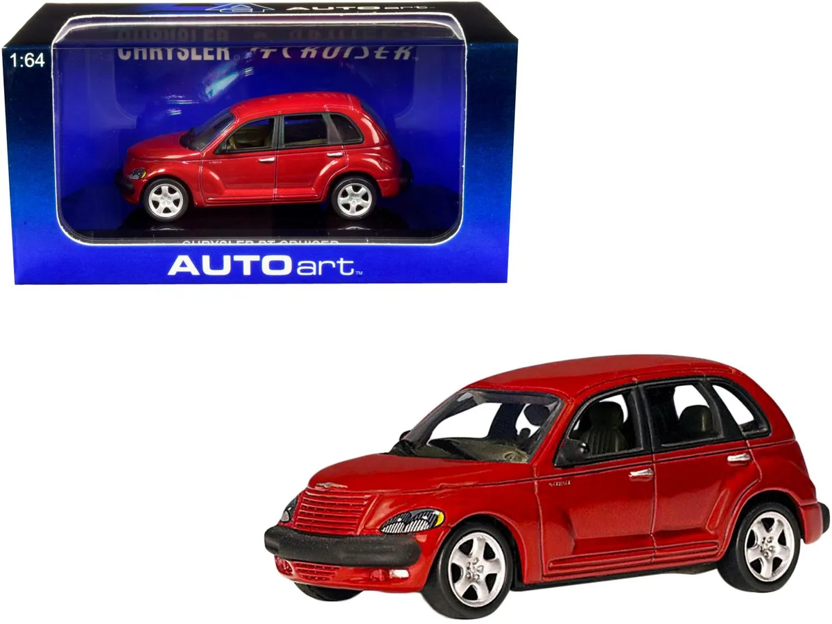 Autoart Autoart 2001 Chrysler PT Cruiser Dark Red Metallic 1/64 Vehicle — product photo