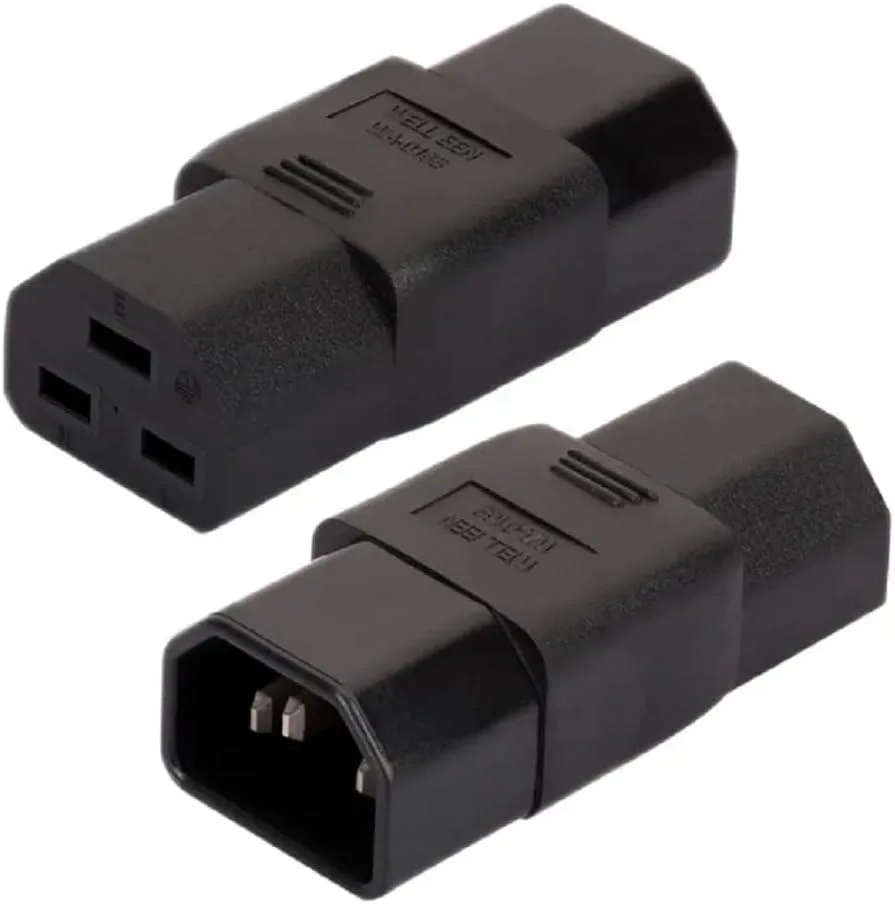 TeKit TeKit IEC 320 C14 to C21 power adapter 2 pack — product photo