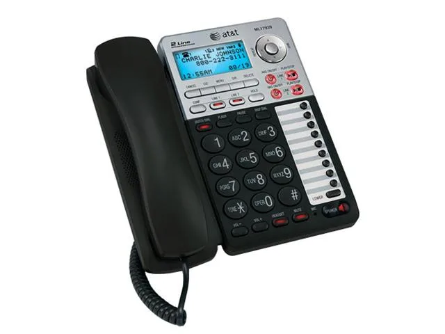 AT&amp;T AT&amp;T ML17939 2-Line Corded Phone with Digital Answering System — product photo