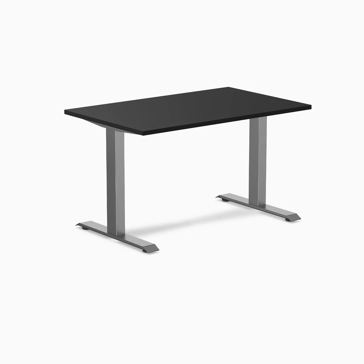 Desky Desky Zero Laminate Desk Black Space Gray 47.2 x 29.5 in — product photo