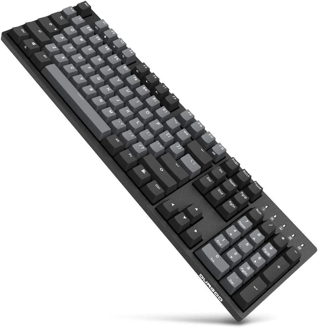 TUKO TUKO gaming keyboard Cherry MX Silent Red 104 key Space Gray ANSI US — product photo