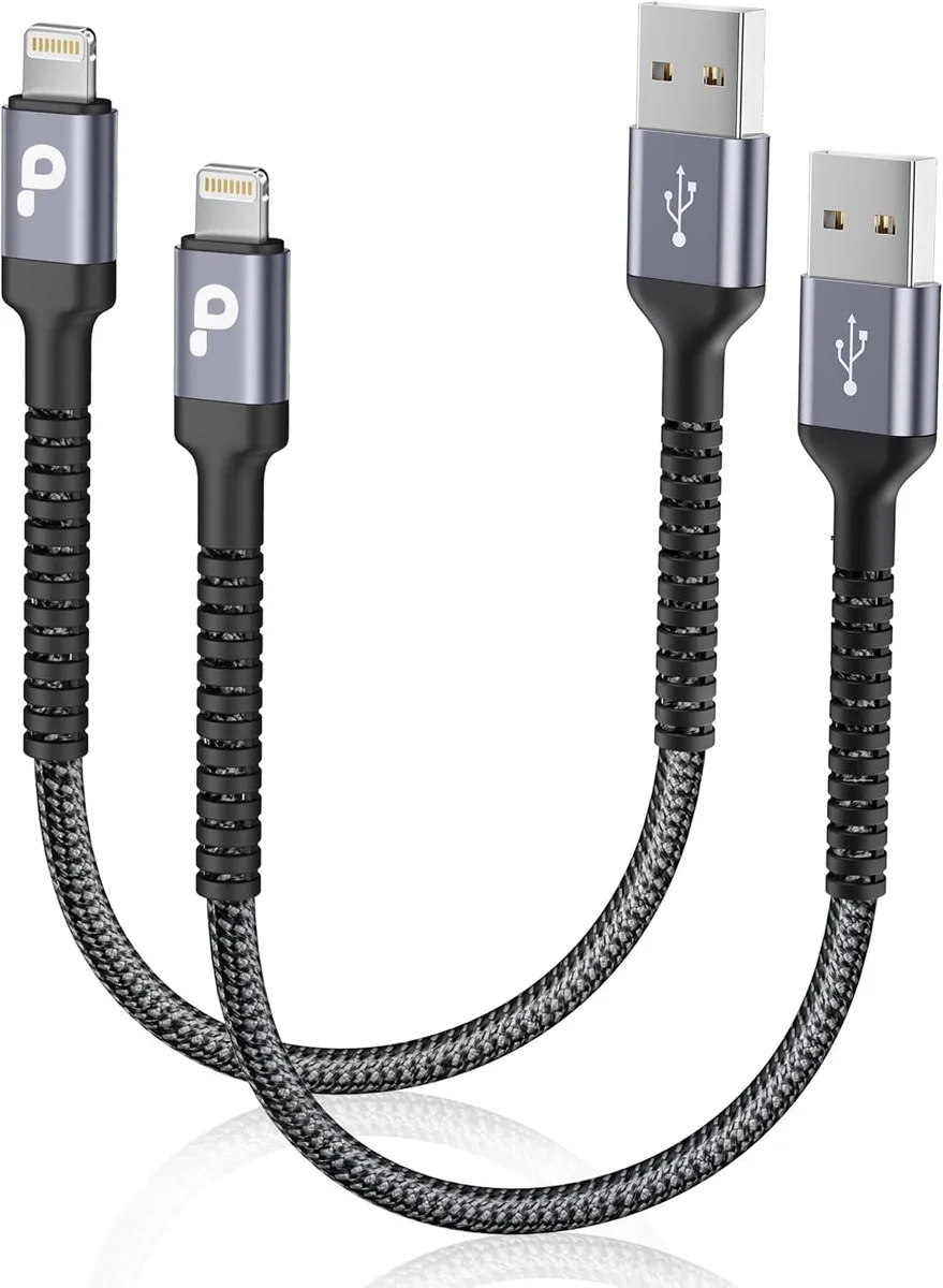 Kootion Kootion 1FT MFi Lightning Cable 2-Pack Nylon Braided — product photo