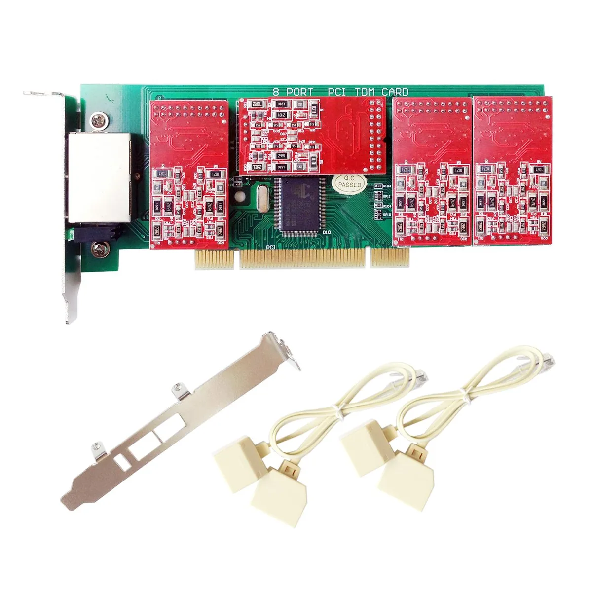 Roby Technology Co., Limited Roby Technology Co., Limited TDM800P 8 FXO PCI Low Profile telephone accessory — product photo