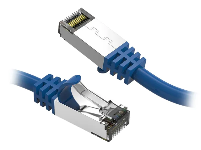 Nippon Labs Nippon Labs 60CAT8-10-26BU network ethernet cable 10 ft 26 AWG Cat 8 40 Gbps 2000 MHz blue — product photo
