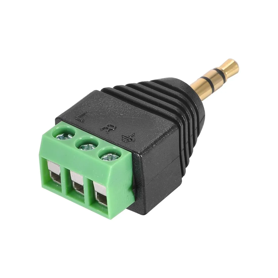 Unique-Bargains Unique-Bargains 3.5mm 3-Pole Male to AV Screw Terminal Adapter — product photo