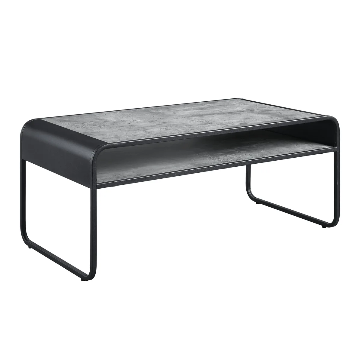 tuphen tuphen Concrete Gray &amp; Black Occasional Table — product photo