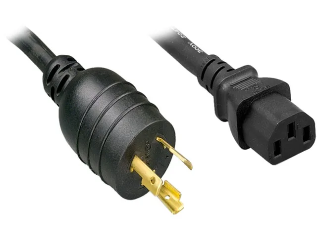 Nippon Labs Nippon Labs 30POW-10W1-L62013-06 computer power cord NEMA L6-20P to IEC-60320-C13 14 AWG 20A 250V 6 ft — product photo