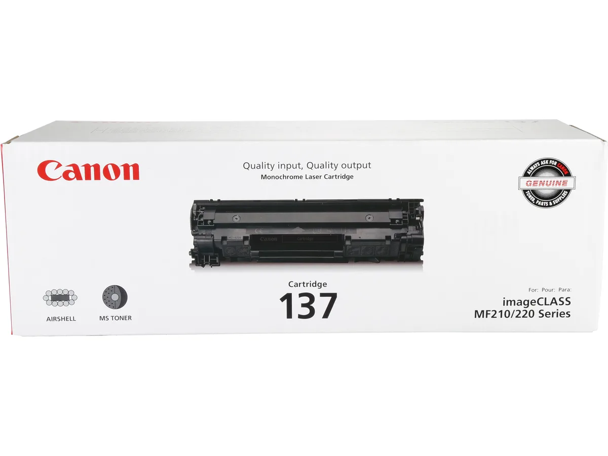 Canon Canon 9435B001 Cartridge 137 black toner cartridges (genuine brands) — product photo