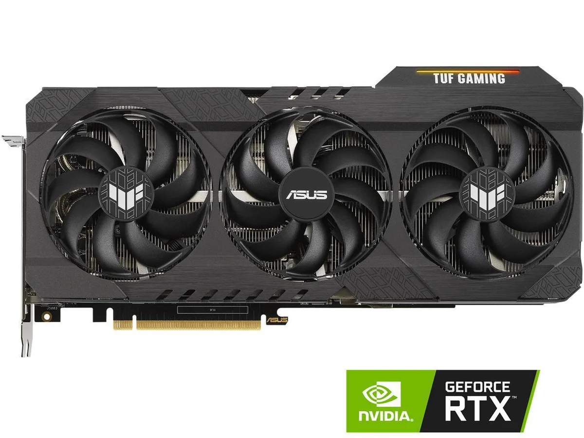 ASUS ASUS TUF Gaming GeForce RTX 3070 Ti OC Edition 8GB GDDR6X graphics card — product photo