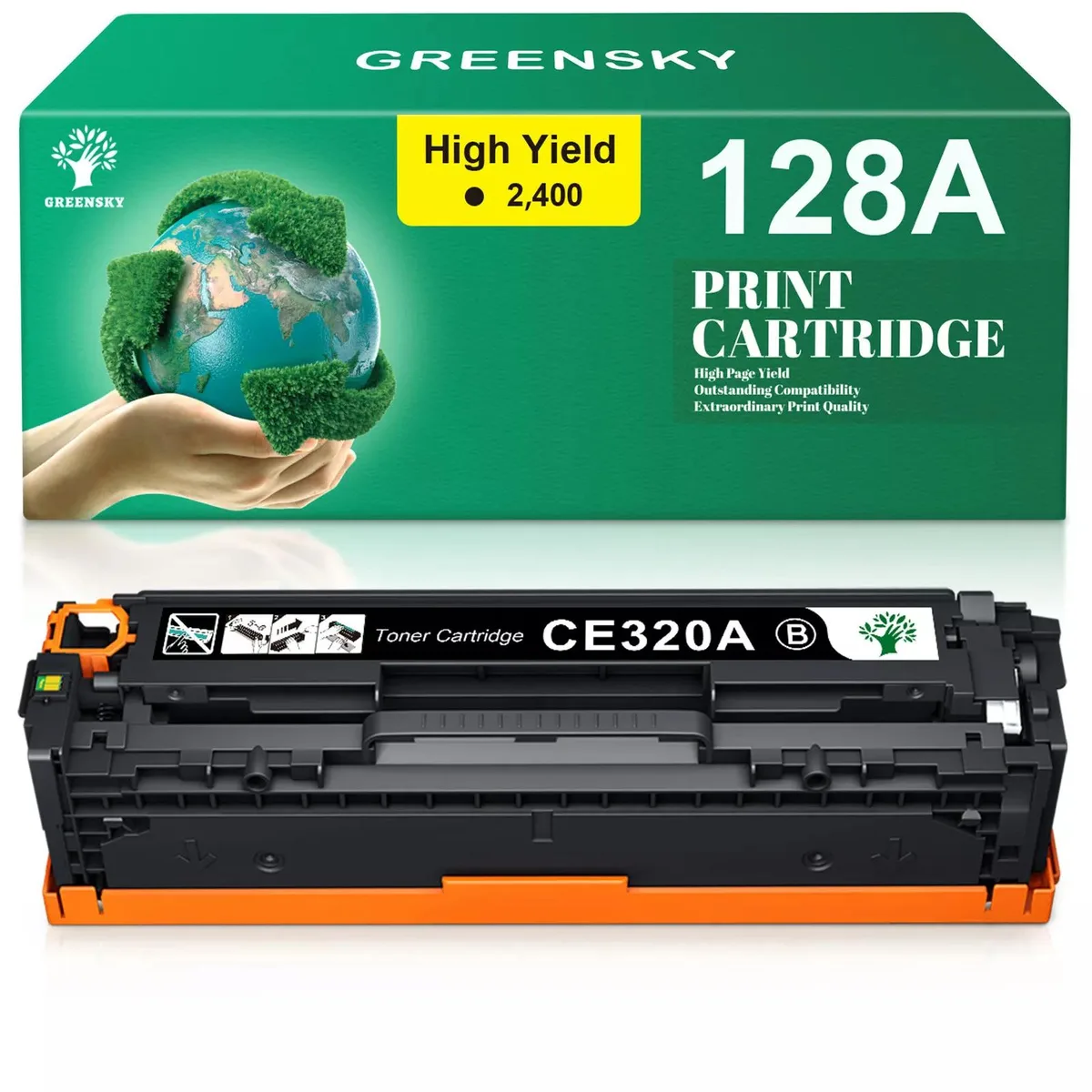 V4ink V4ink CE320A 128A Black Toner Cartridge 2400 Pages — product photo