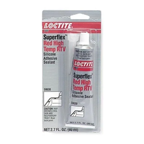 Red gasket sealant tube, 80 mL, high temperature paste