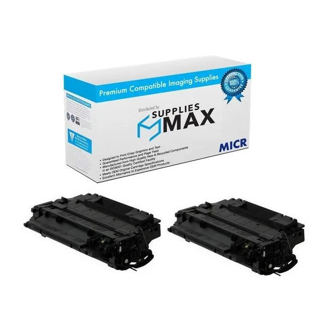 SuppliesMax SuppliesMax MICR toner cartridge 2-pack 12500 pages — product photo