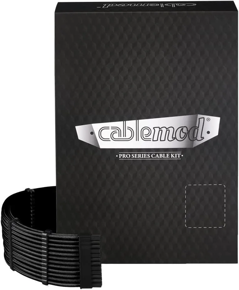 CableMod CableMod E-Series Pro ModMesh Sleeved Cable Kit Black — product photo