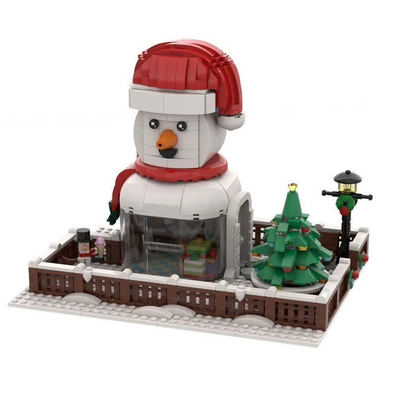 ZITIANYOUBUILD ZITIANYOUBUILD MOC-128658 Snowman Hut 975 Parts Building Set — product photo