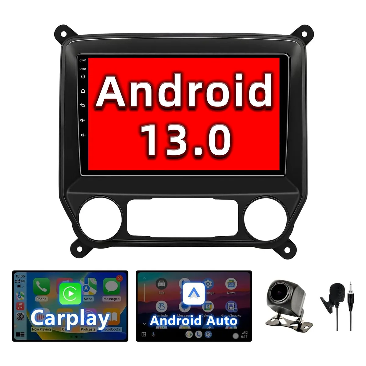 Binize Binize Android 13 10 Inch Receiver for Silverado Sierra 2014-2018 — product photo