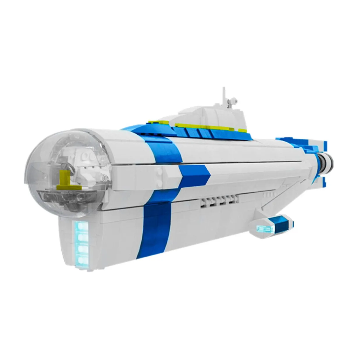 ZITIANYOUBUILD ZITIANYOUBUILD 1552 1552-Piece Cyclops Submarine Educational Building Set — product photo