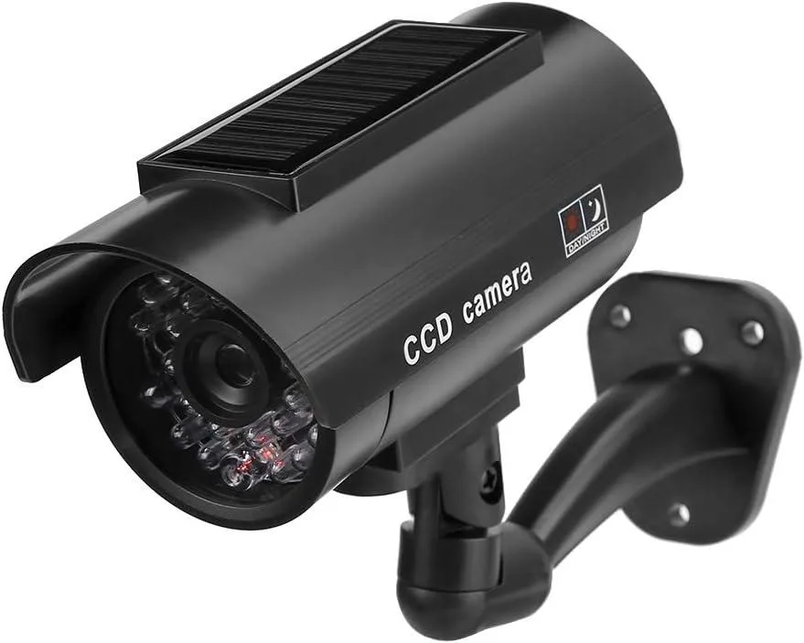 TAURKENAM TAURKENAM Solar Power Dummy Fake Security Camera surveillance accessory — product photo