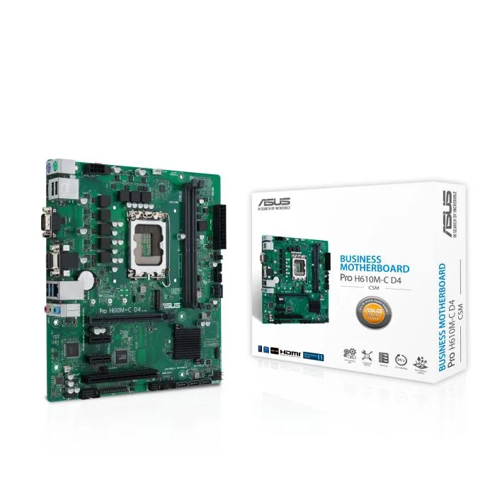 ASUS ASUS Pro H610M-C D4-CSM Intel motherboard LGA 1700 DDR4 — product photo
