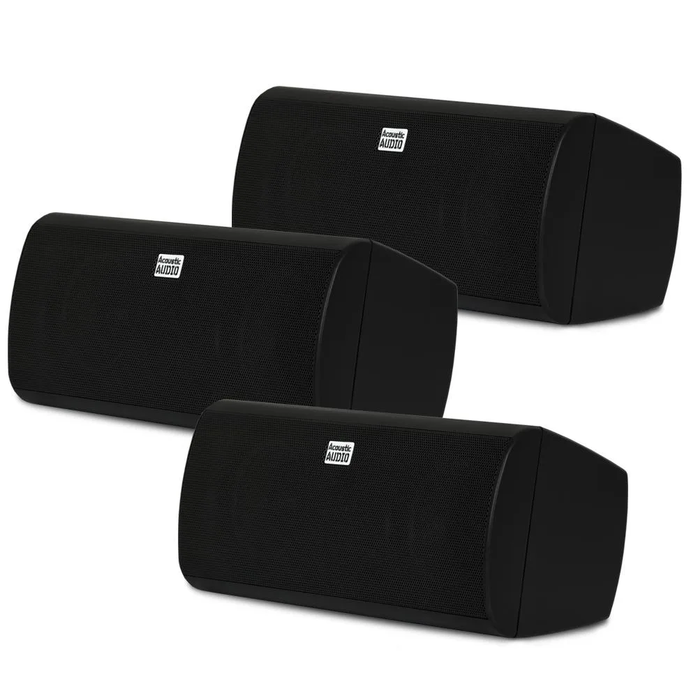 Acoustic Audio Acoustic Audio AA35CB 3-Way Bookshelf 3-Speaker Set 1200W — product photo