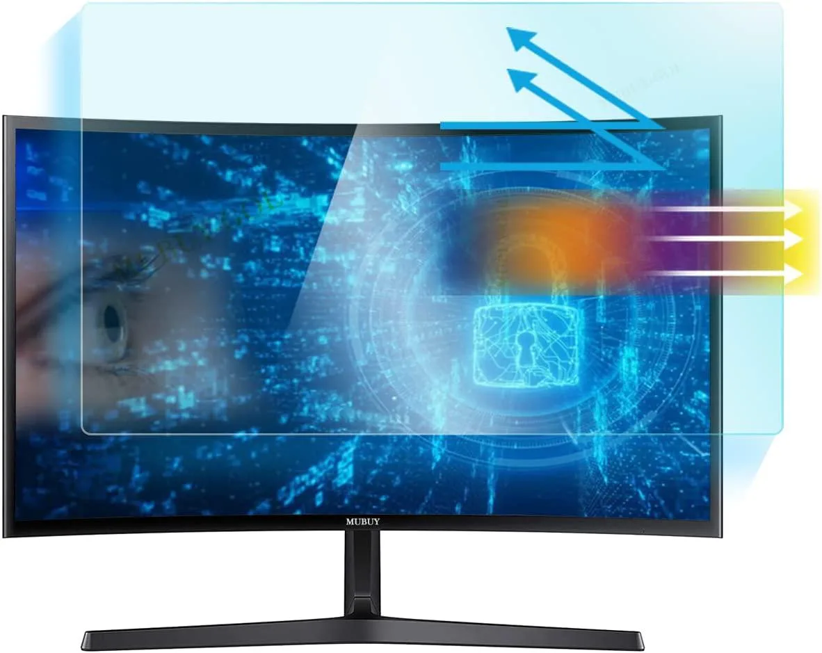 Corn Electronics Corn Electronics 27" Anti Blue Light Anti Glare Screen Protector Cover Case — product photo