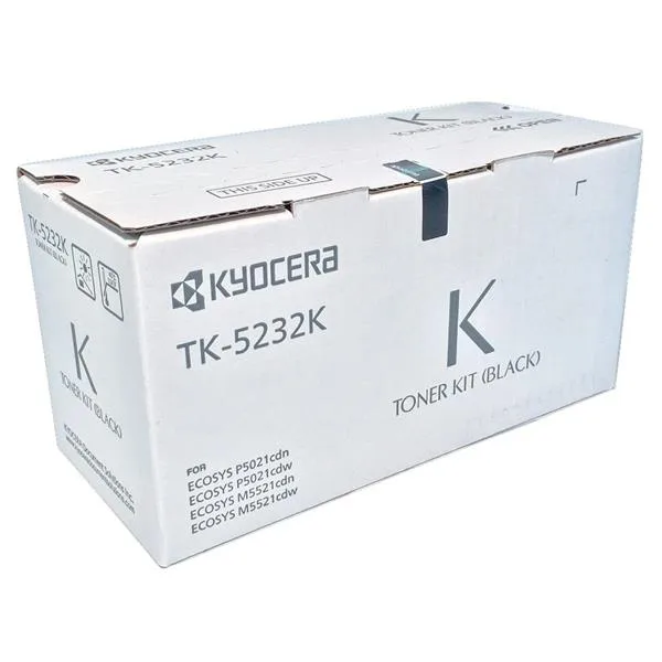 Kyocera Kyocera TK-5232K Black Toner Cartridge 2600 Pages — product photo