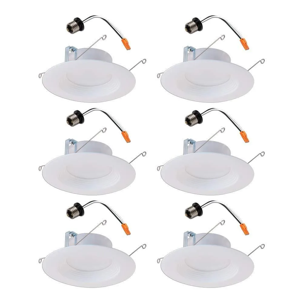 Cooper Cooper Halo LT 5/6 inch White LED Recessed Trim 3000K 6 Pack — product photo