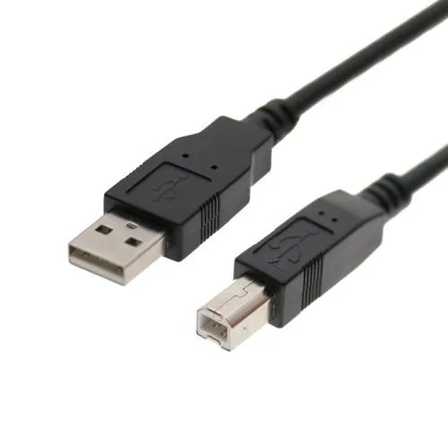 USBGear USBGear AB1FT-B USB 2.0 A to B Cable 1ft Black — product photo