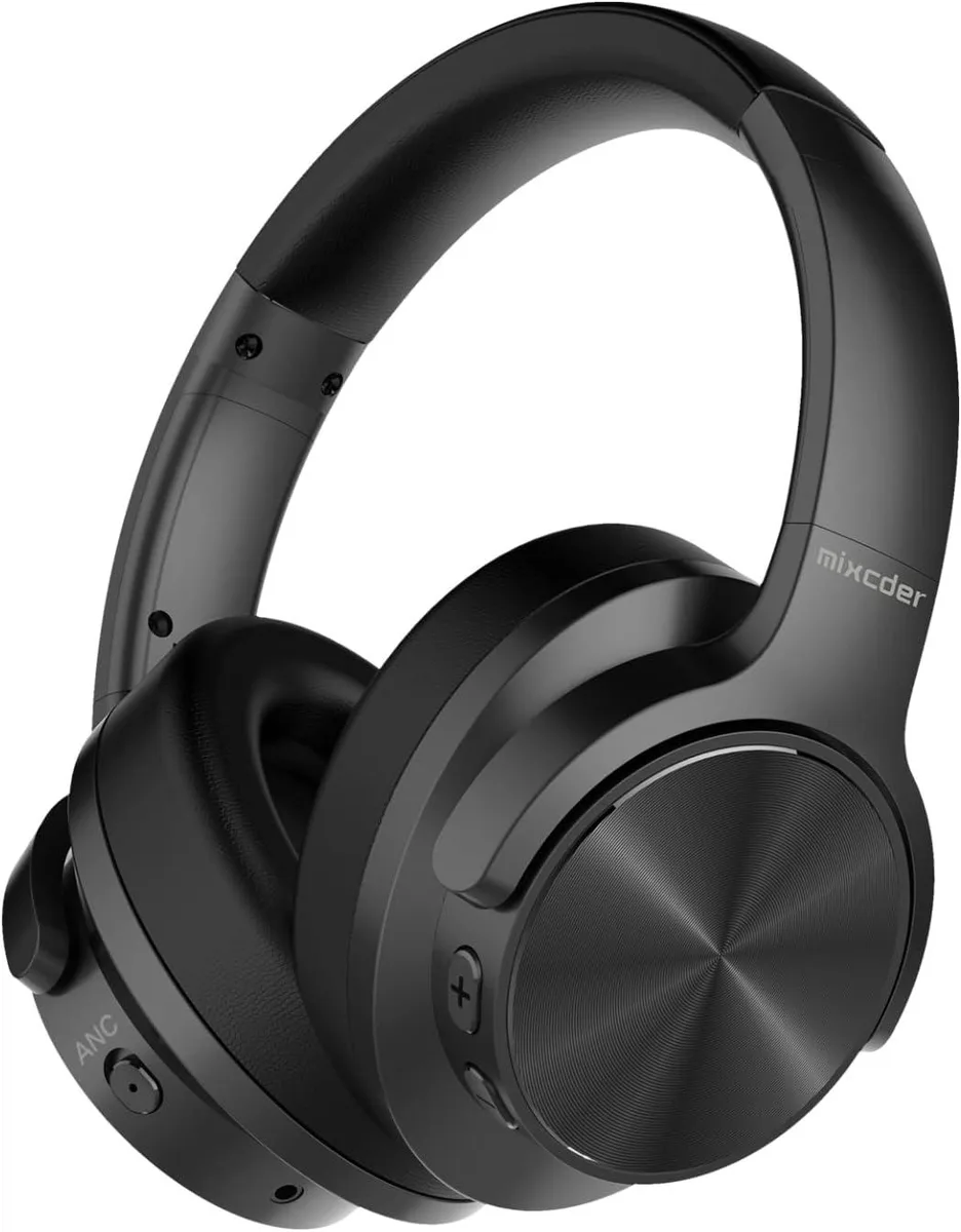 mixcder mixcder E9 Active Noise Cancelling Headphone Bluetooth 5.0 35H Playtime Black — product photo