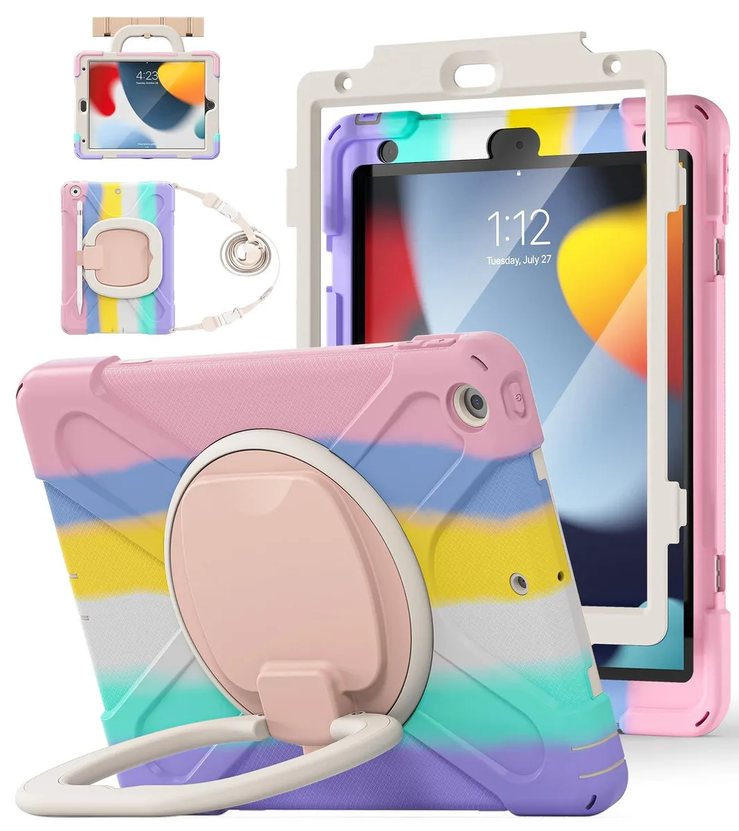 ARCTIC ARCTIC iPad 10.2 inch Rugged Case 2 in 1 accessory Colourful Pink — product photo