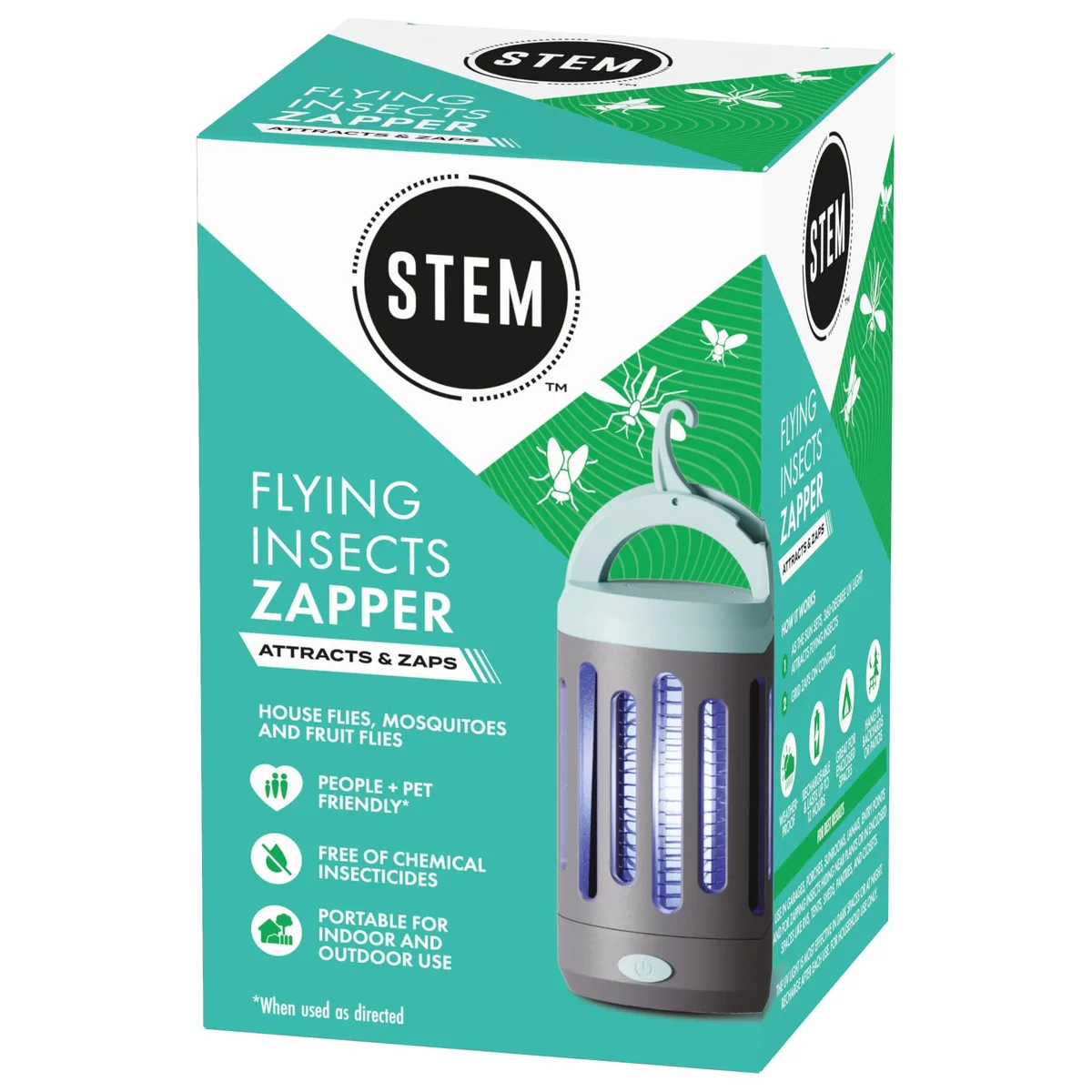 STEM Bug Zapper 360° UV 12h Rechargeable — product photo