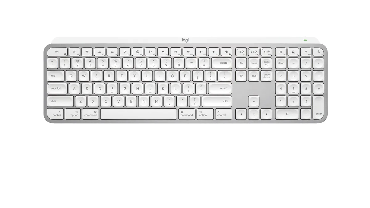 Logitech Logitech 920-011622 MX Keys S for Mac keyboard Pale Grey — product photo