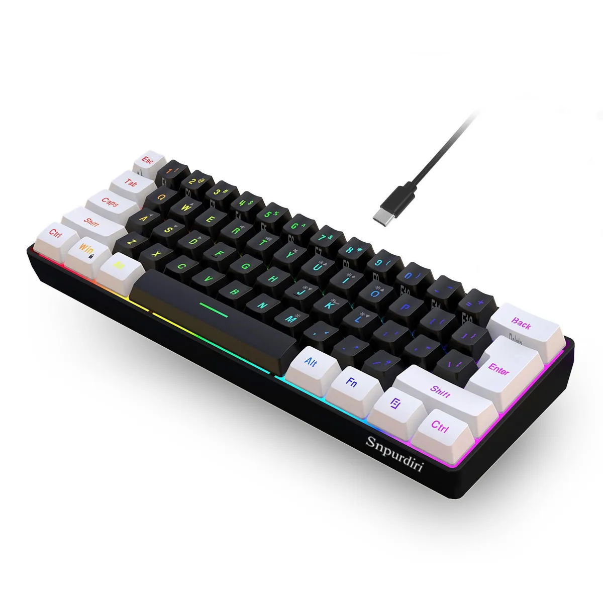  Philips V800 60% Wired Gaming Keyboard Black — product photo