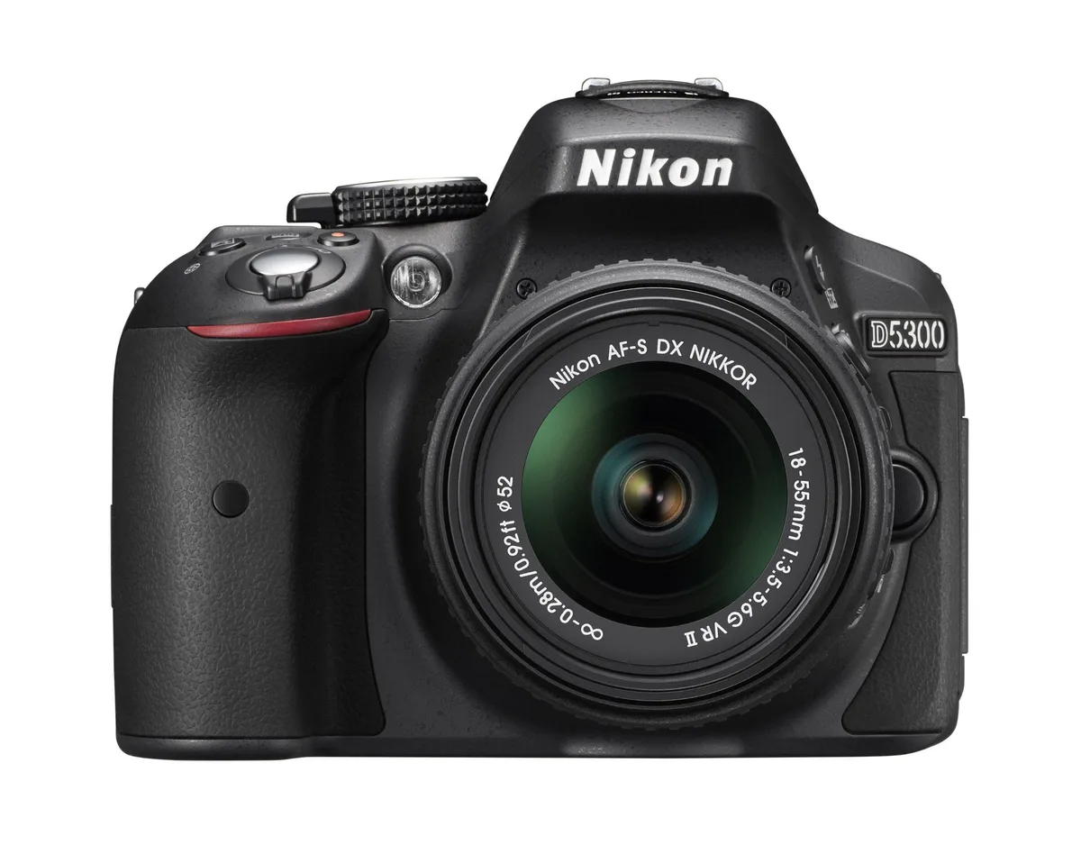 Nikon Inc Nikon D5300 24.2MP DSLR Camera Kit with 18-55mm f/3.5-5.6G VR Lens Black — product photo