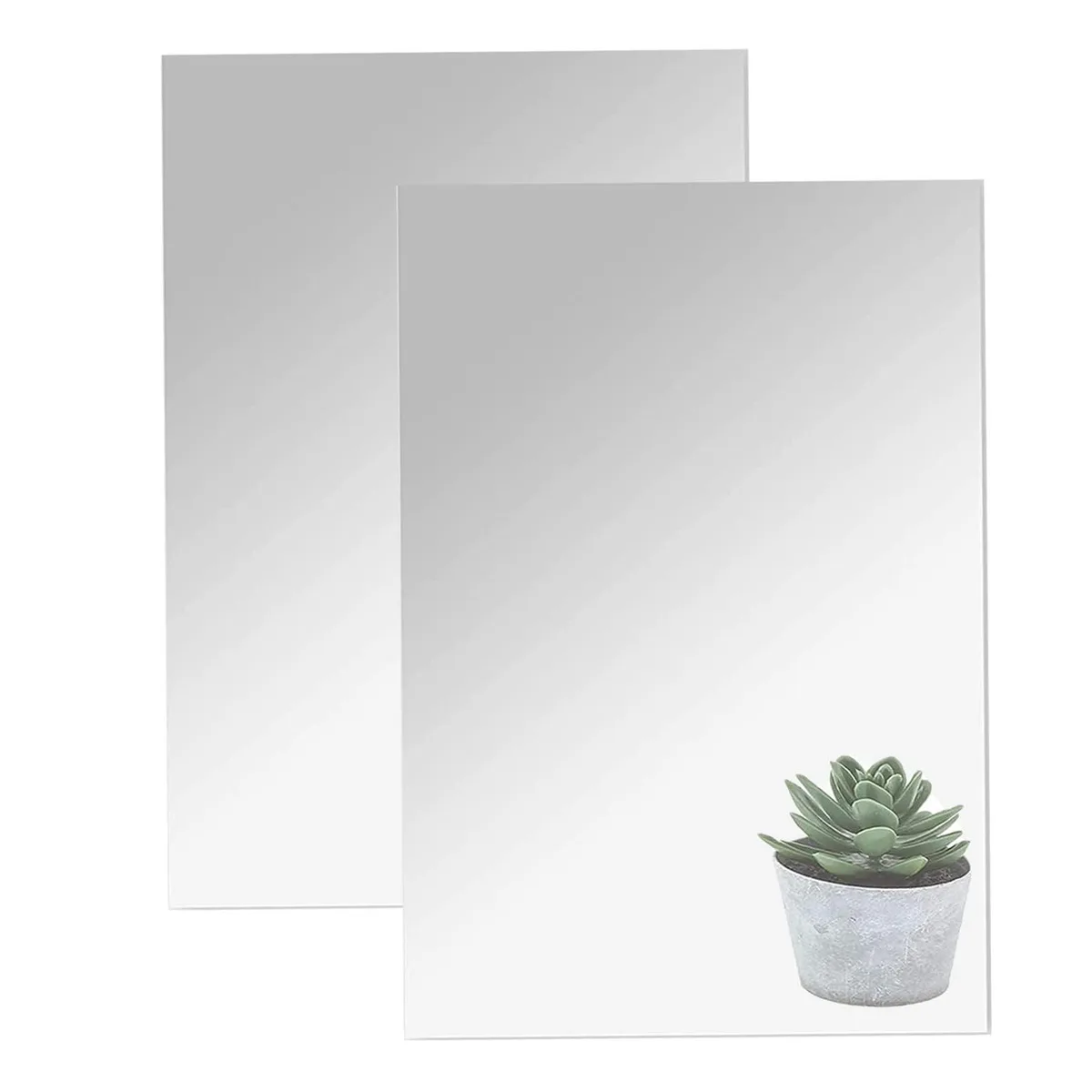 DARENYI 16 x 12 in 2-Pack Acrylic Mirror Sheets — product photo