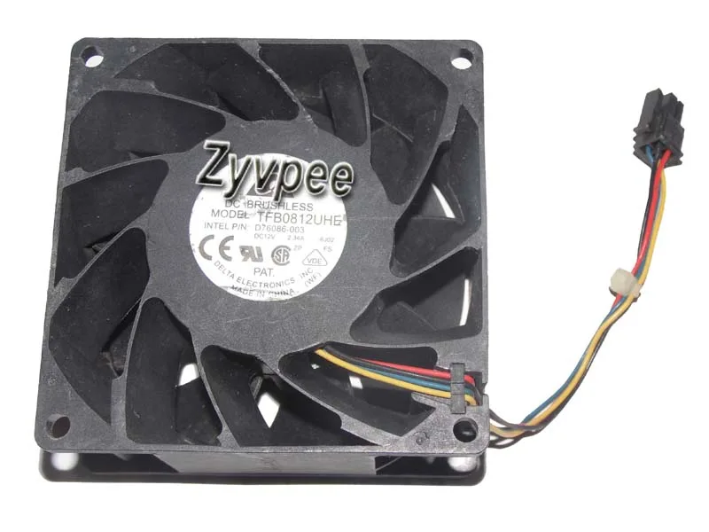 Zyvpee Zyvpee TFB0812UHE -6J02 80x38mm 12V 2.34A 4-pin case fan — product photo