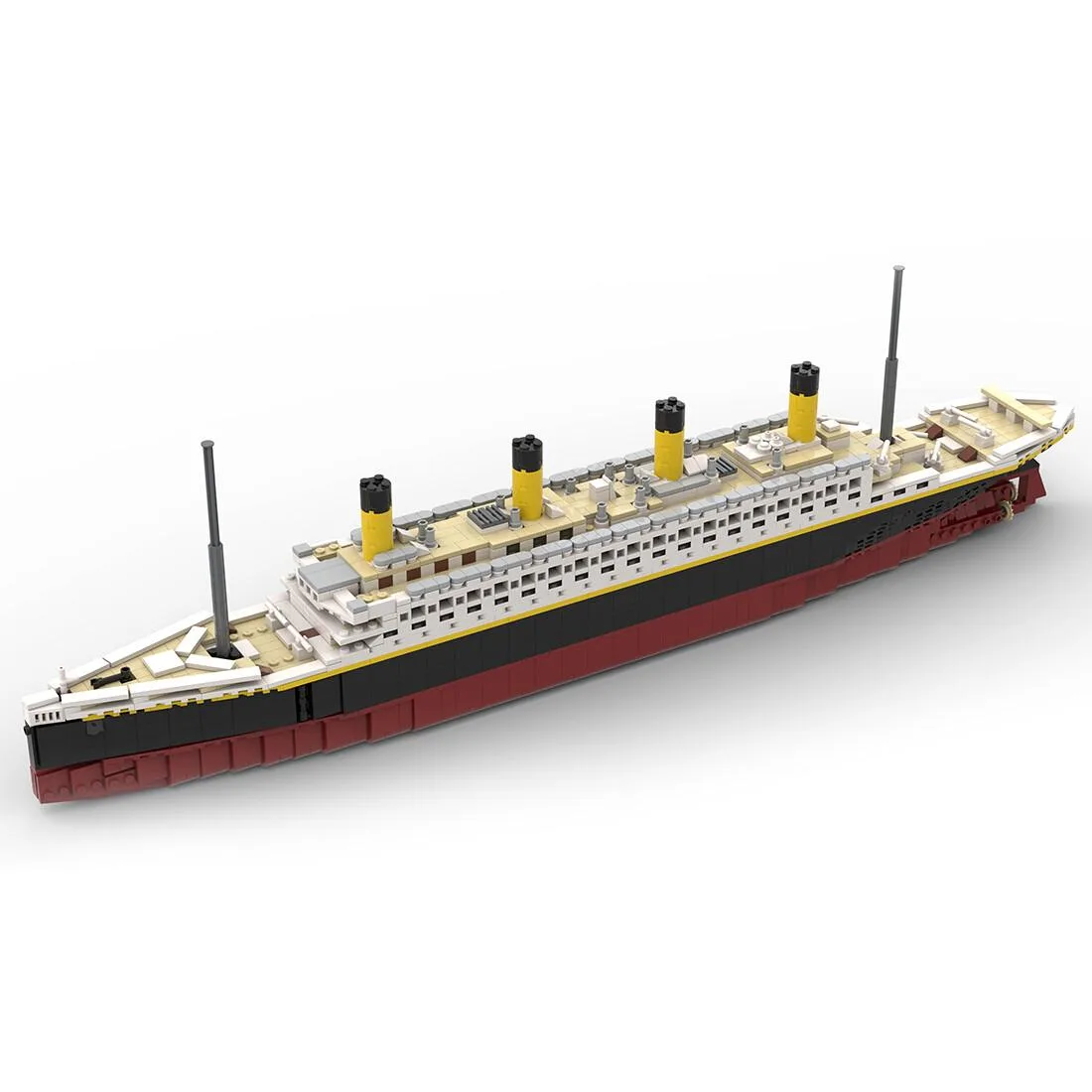 ZITIANYOUBUILD ZITIANYOUBUILD Custom MOC-57717 1:400 UCC RMS Olympic Cruise Ship 2244 Parts — product photo